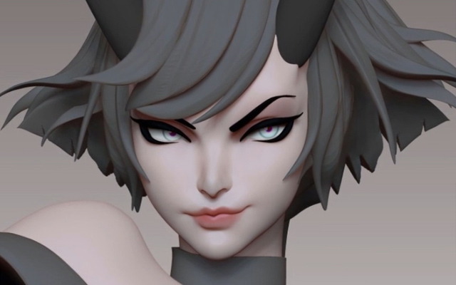 Zbrush̿ͨ`Ůģͽ̳